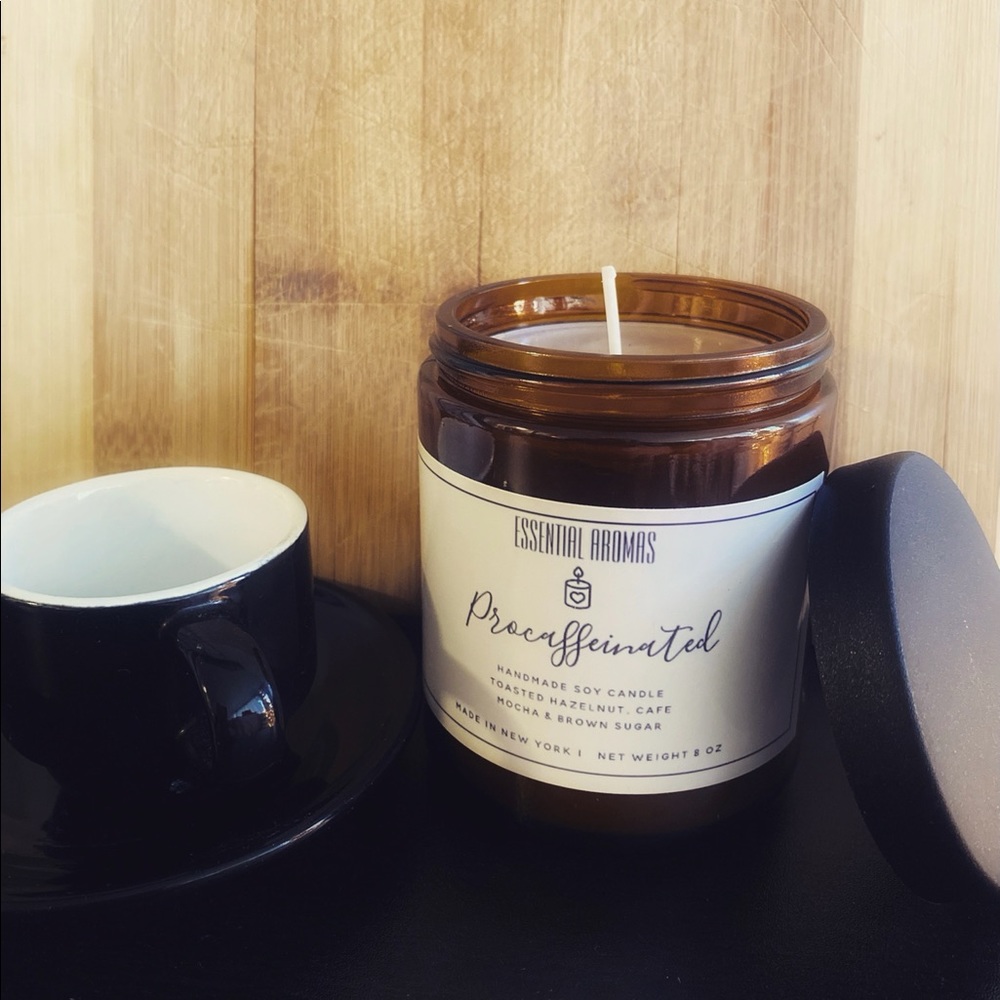 SOLD Procaffeinated Handmade Soy Candle